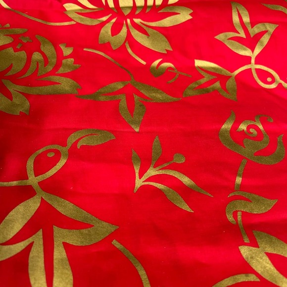 Vintage Hawaiian Fabric Pua Lani Pareu by Alfred Shaheen Cotton 43” x 1 Yard - Picture 2 of 6